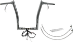 FAT BAGGERS INC. EZ Install Wired 1-1/2" Pointed Top Handlebar Kit - 16" - Chrome 801316 — image 1