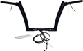 FAT BAGGERS INC. EZ Install Wired 1-1/2" Pointed Top Handlebar Kit - 12" - Black 802312-B — image 1