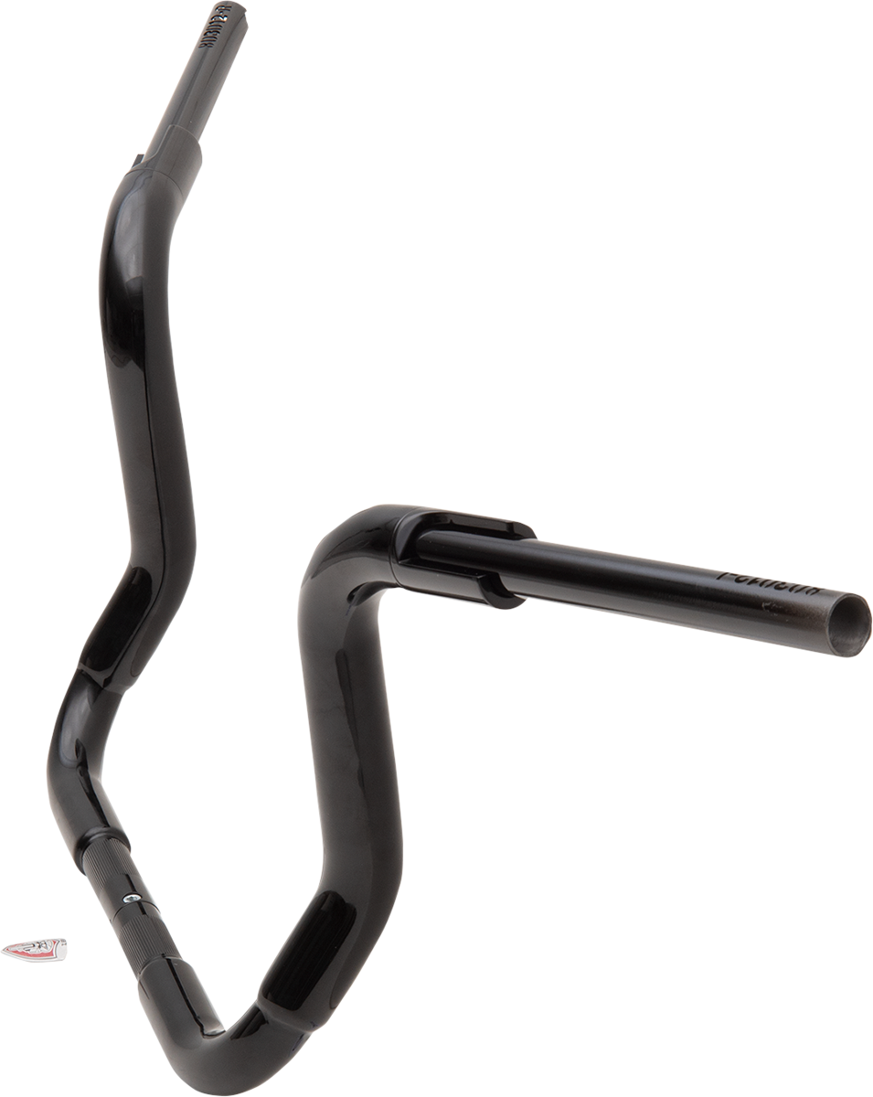 FAT BAGGERS INC. 1-1/2" EZ Install Rounded Top Handlebar - 12" - Black 803012-B — image 2