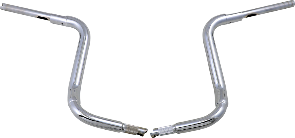 FAT BAGGERS INC. 1-1/2" EZ Install Rounded Top Handlebar - 14" - Chrome 803014 — image 1