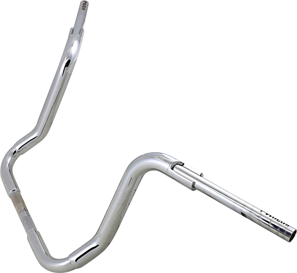 FAT BAGGERS INC. 1-1/2" EZ Install Rounded Top Handlebar - 14" - Chrome 803014 — image 3