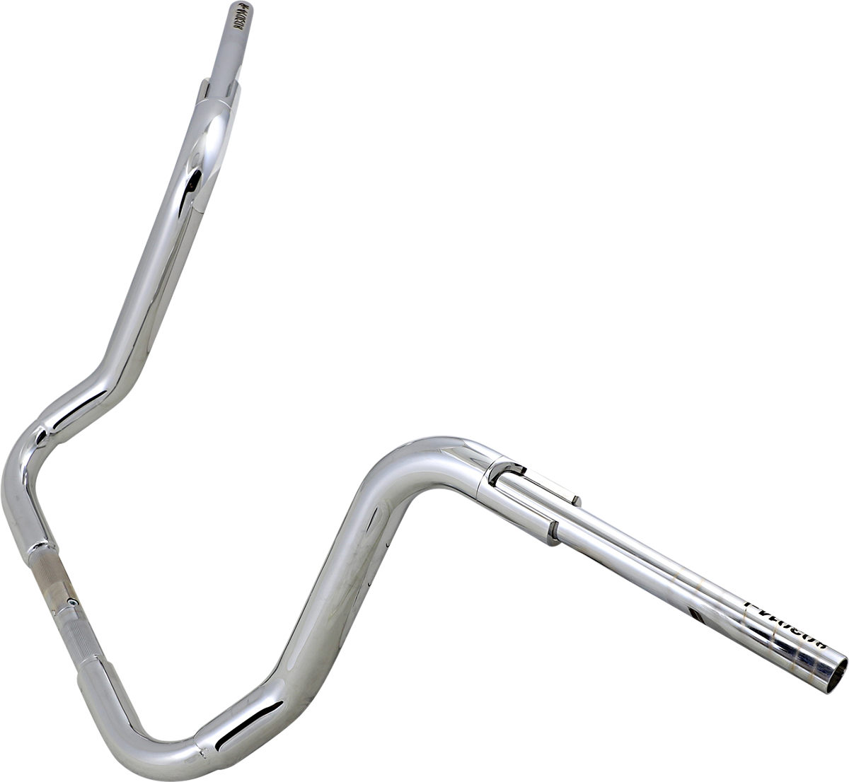 FAT BAGGERS INC. 1-1/2" EZ Install Rounded Top Handlebar - 14" - Chrome 803014 — image 3