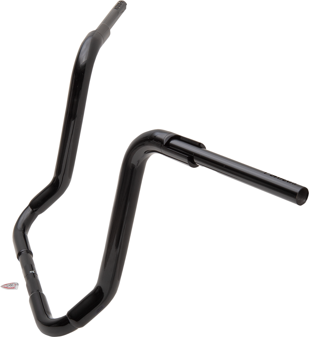 FAT BAGGERS INC. 1-1/2" EZ Install Rounded Top Handlebar - 16" - Black 803016-B — image 3