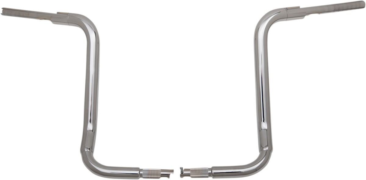 FAT BAGGERS INC. 1-1/2" EZ Install Rounded Top Handlebar - 16" - Chrome 803016 — image 1