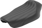 SADDLEMEN Knuckle Solo Seat - Ribbed - Black - FXD '04-'05 804-04-0023 — image 1