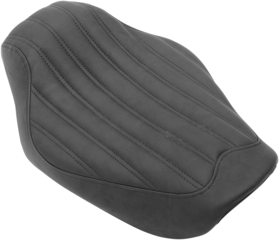 SADDLEMEN Knuckle Solo Seat - Ribbed - Black - FXD '04-'05 804-04-0023 — image 2