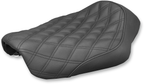 SADDLEMEN Renegade™ Solo Seat - Lattice Stitched - Black - Dyna '04-'05 804-04-002LS — image 1