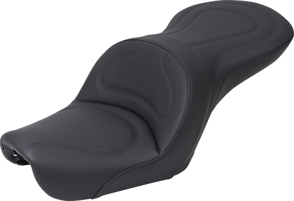 SADDLEMEN Seat - Explorer™ - Without Backrest - Stitched - Black - FXD '04-'05 804-04-0291 — image 1