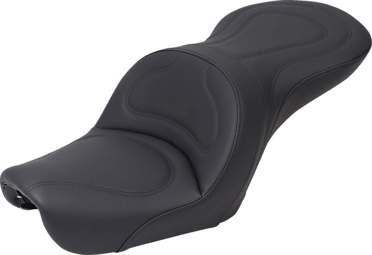 SADDLEMEN Seat - Explorer™ - Without Backrest - Stitched - Black - FXD '04-'05 804-04-0291 — image 1