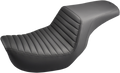 SADDLEMEN Step-Up Seat - Front Tuck-n-Roll - Black - Dyna 804-04-171 — image 1