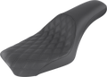 SADDLEMEN Profiler Seat - Front Lattice/Rear Smooth - Black - FXDWG '04-'05 804-05-149 — image 1
