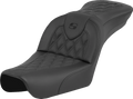 SADDLEMEN RoadSofa™ Seat - Lattice Stitch - without Driver Backrest - FXDWG '04-'05 804-05-182 — image 1