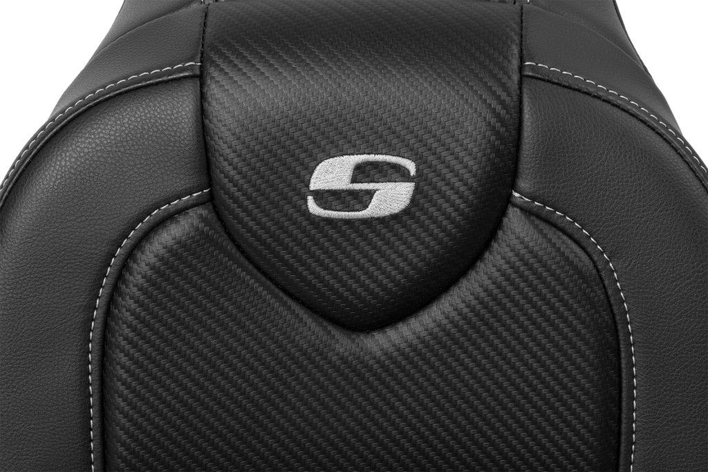 SADDLEMEN RoadSofa™ - Carbon Fiber - without Driver Backrest - FXDWG '04-'05 804-05-185 — image 2
