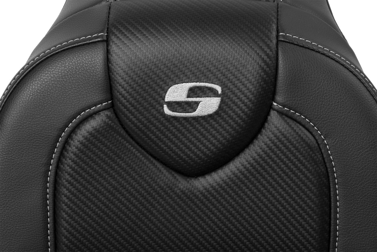 SADDLEMEN RoadSofa™ - Carbon Fiber - without Driver Backrest - FXDWG '04-'05 804-05-185 — image 2