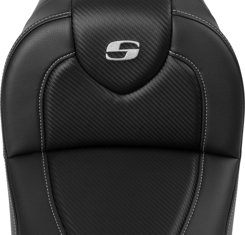 SADDLEMEN RoadSofa™ - Carbon Fiber - without Driver Backrest - FXDWG '04-'05 804-05-185 — image 3