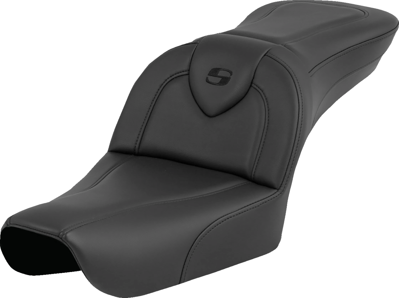 SADDLEMEN RoadSofa™ - Black - without Driver Backrest - FXDWG '04-'05 804-05-187 — image 1