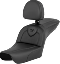 SADDLEMEN RoadSofa™ - Black - with Driver Backrest - FXDWG '04-'05 804-05-187BR — image 1