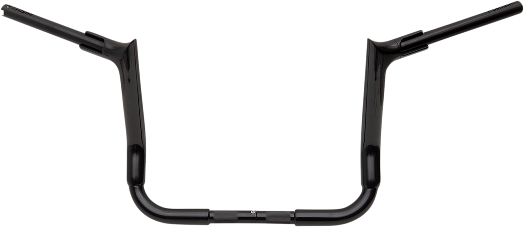 FAT BAGGERS INC. 1-1/2" EZ Install Pointed Top Handlebar - 12" - Black 805012-B — image 1