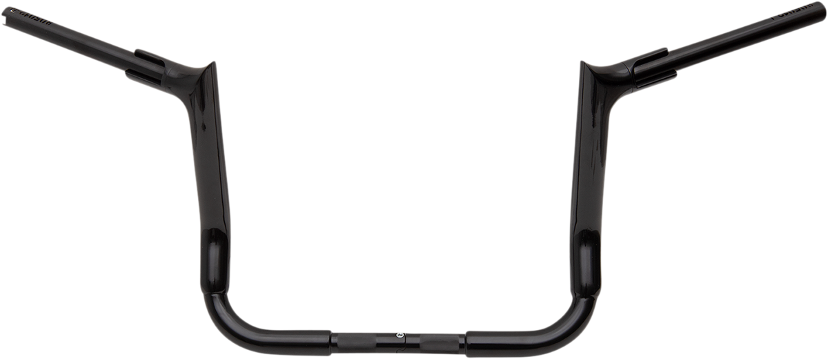 FAT BAGGERS INC. 1-1/2" EZ Install Pointed Top Handlebar - 12" - Black 805012-B — image 1