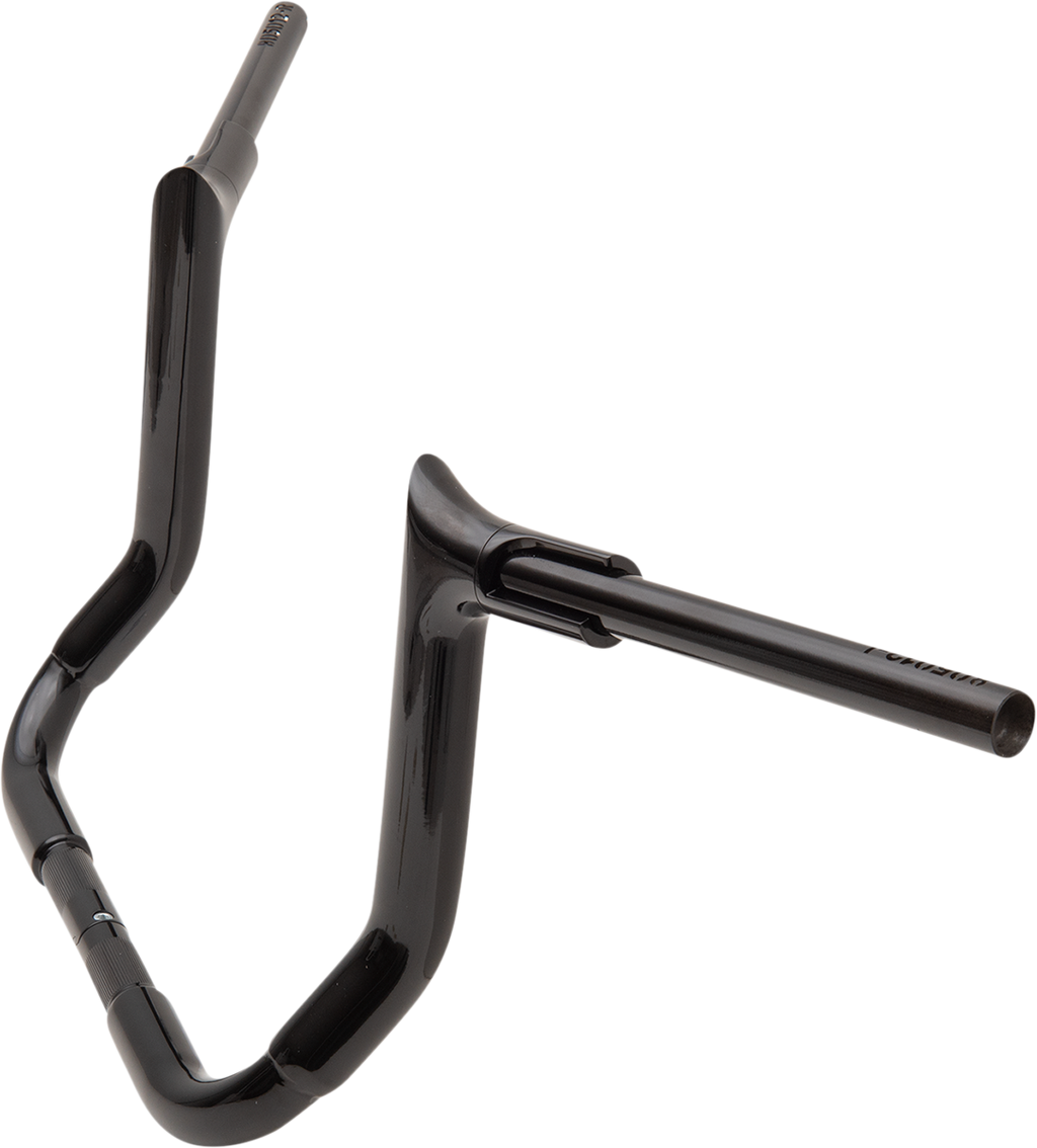 FAT BAGGERS INC. 1-1/2" EZ Install Pointed Top Handlebar - 12" - Black 805012-B — image 2