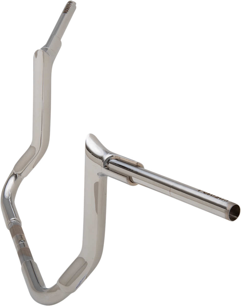 FAT BAGGERS INC. 1-1/2" EZ Install Pointed Top Handlebar - 12" - Chrome 805012 — image 2