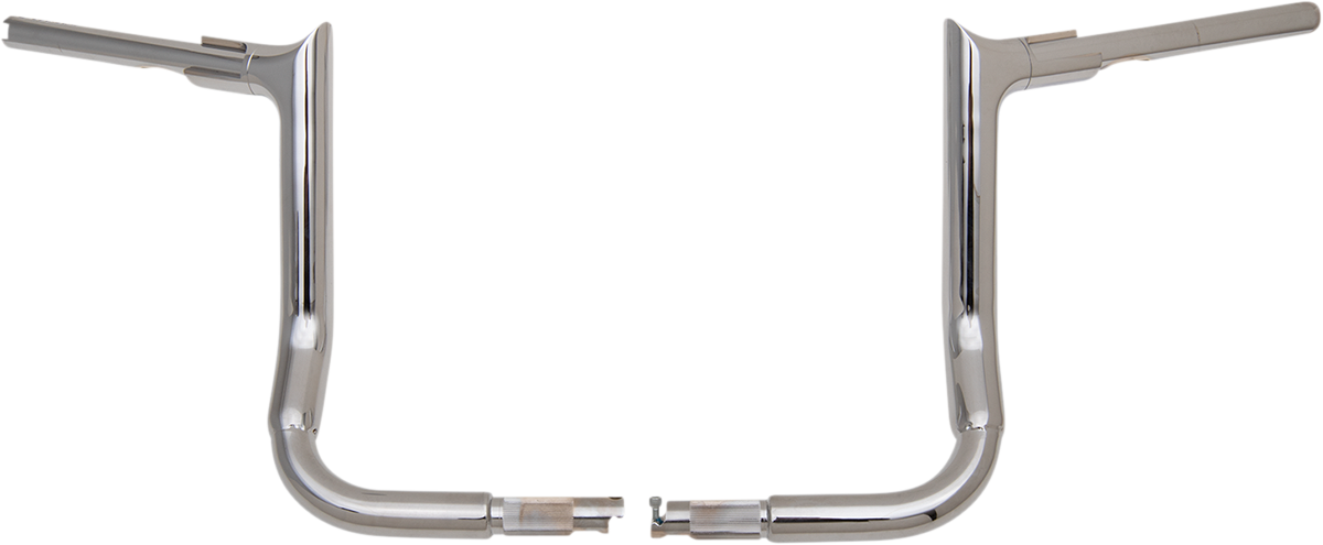 FAT BAGGERS INC. 1-1/2" EZ Install Pointed Top Handlebar - 12" - Chrome 805012 — image 3