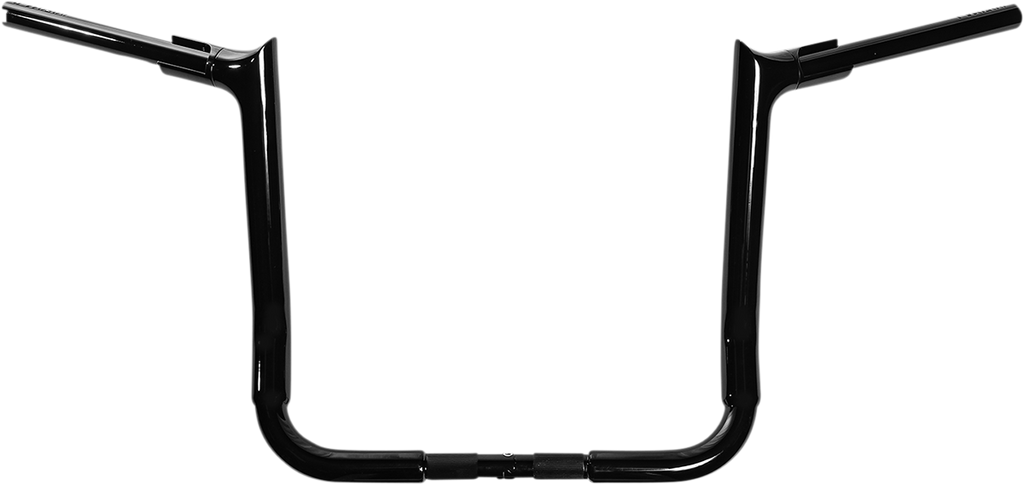 FAT BAGGERS INC. 1-1/2" EZ Install Pointed Top Handlebar - 14" - Black 805014-B — image 1