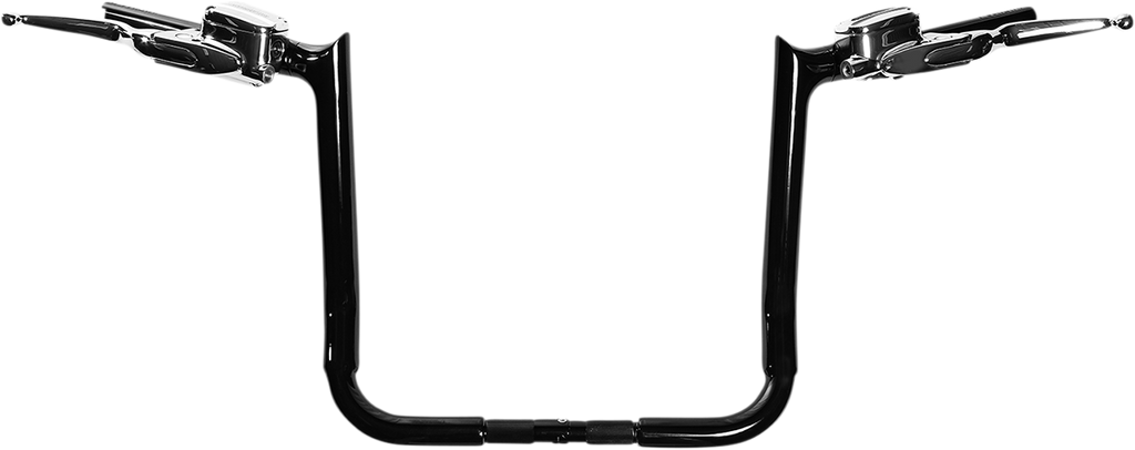 FAT BAGGERS INC. 1-1/2" EZ Install Pointed Top Handlebar - 14" - Black 805014-B — image 2
