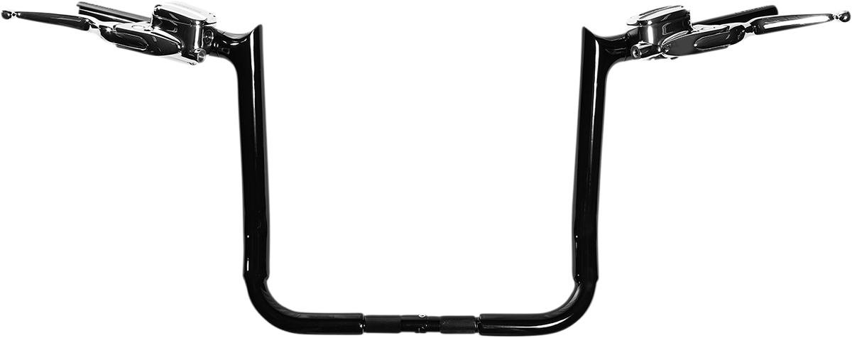 FAT BAGGERS INC. 1-1/2" EZ Install Pointed Top Handlebar - 14" - Black 805014-B — image 2