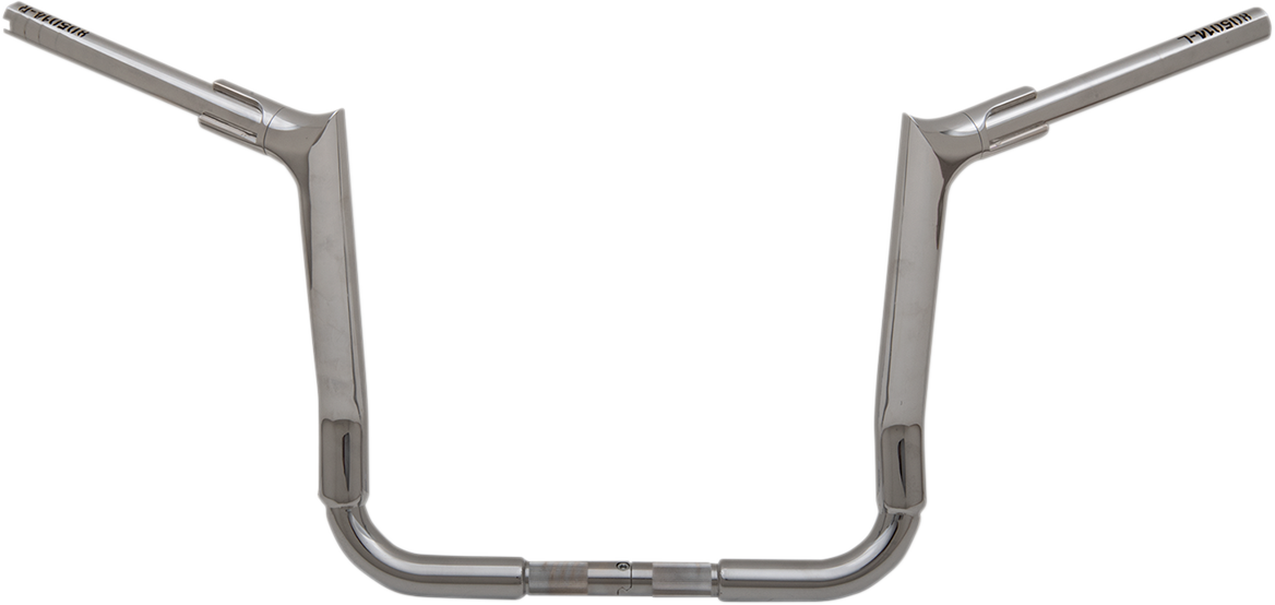 FAT BAGGERS INC. 1-1/2" EZ Install Pointed Top Handlebar - 14" - Chrome 805014 — image 1