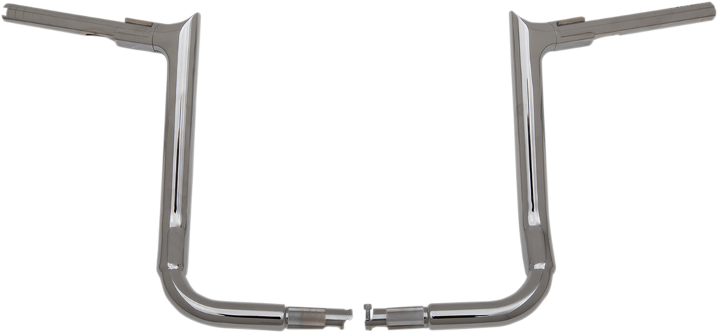 FAT BAGGERS INC. 1-1/2" EZ Install Pointed Top Handlebar - 14" - Chrome 805014 — image 2
