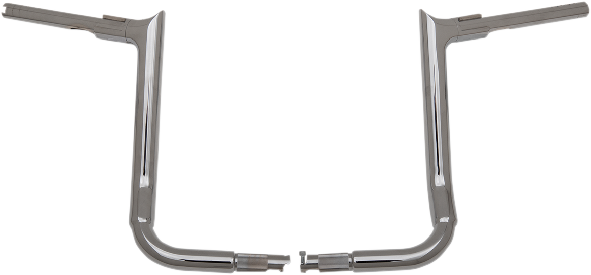 FAT BAGGERS INC. 1-1/2" EZ Install Pointed Top Handlebar - 14" - Chrome 805014 — image 2