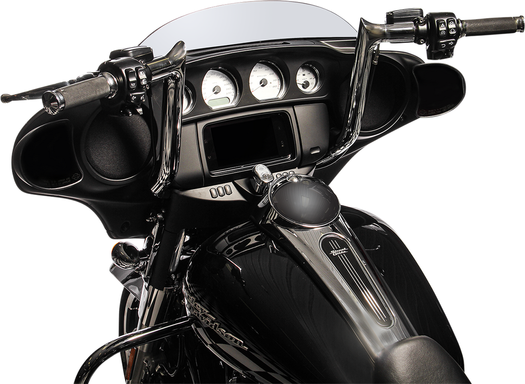 FAT BAGGERS INC. 1-1/2" EZ Install Pointed Top Handlebar - 14" - Chrome 805014 — image 6
