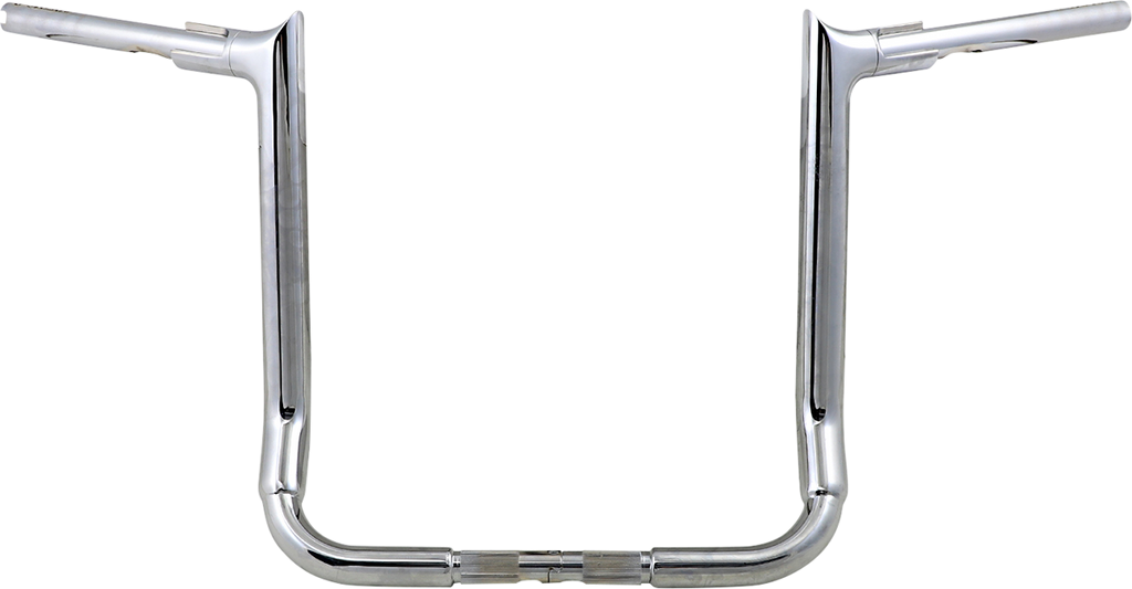 FAT BAGGERS INC. 1-1/2" EZ Install Pointed Top Handlebar - 16" - Chrome 805016 — image 1