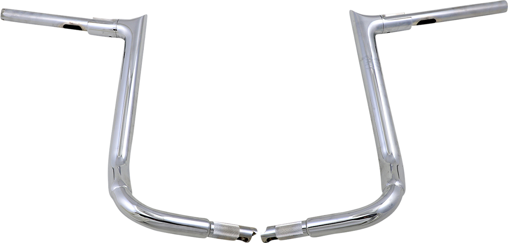 FAT BAGGERS INC. 1-1/2" EZ Install Pointed Top Handlebar - 16" - Chrome 805016 — image 2