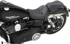 SADDLEMEN Dominator Solo Seat - w/o Backrest - Black w/ Gray Stitching - FL/FX '06-'17 806-04-0042 — image 4