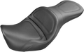 SADDLEMEN Seat - Explorer™ - Without Backrest - Stitched - Black - Dyna '06-'17 806-04-0291 — image 1