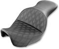 SADDLEMEN Explorer Seat - Lattice Stitched - Dyna '06-'17 806-04-029LS — image 1