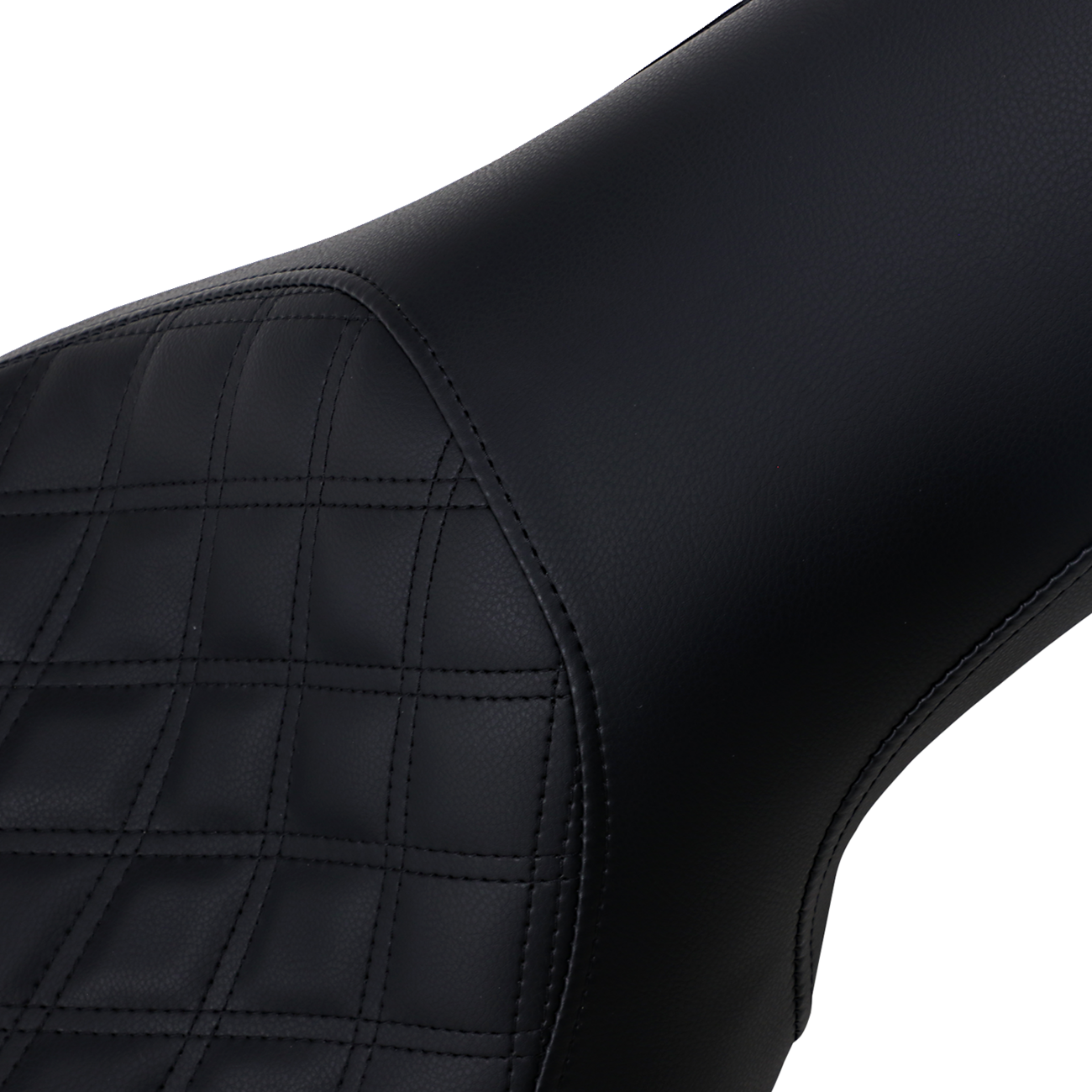 SADDLEMEN Profiler Seat - Front Lattice/Rear Smooth - Black - FL/FX '06-'17 806-04-149 — image 2