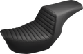 SADDLEMEN Step-Up Seat - Front Tuck-n-Roll - Black - Dyna 806-04-171 — image 1
