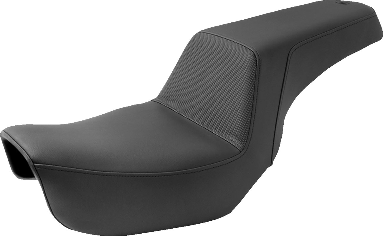 SADDLEMEN Step-Up Seat - Gripper - Black - Dyna 806-04-174 — image 1