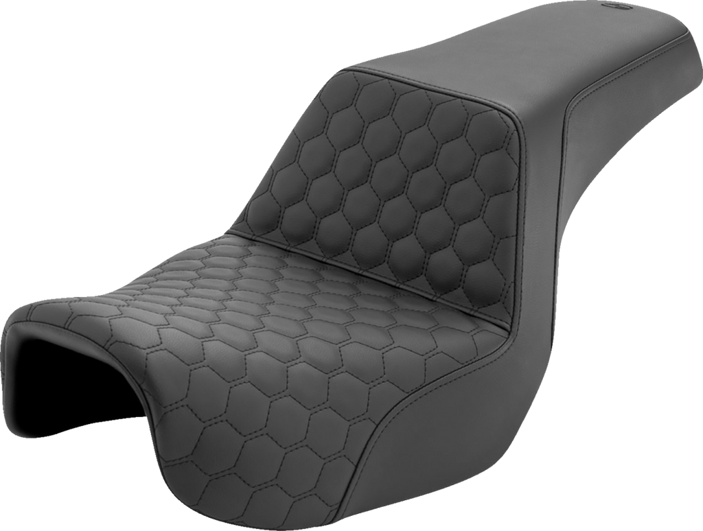 SADDLEMEN Step-Up Seat - Honeycomb - Dyna '06-'17 806-04-177 — image 1