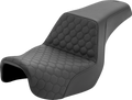 SADDLEMEN Step-Up Seat - Honeycomb - Dyna '06-'17 806-04-177 — image 1
