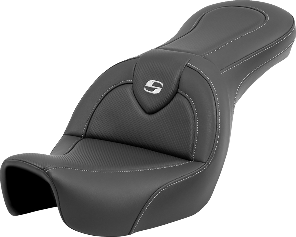 SADDLEMEN Roadsofa™ Seat - Carbon Fiber - without Backrest - FXD '06-'17 806-04-185 — image 1