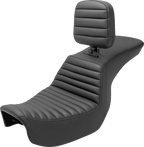 SADDLEMEN Tour Step-Up Seat - Rider Backrest - Tuck-n-Roll - Dyna '06-'17 806-04-191BR — image 1