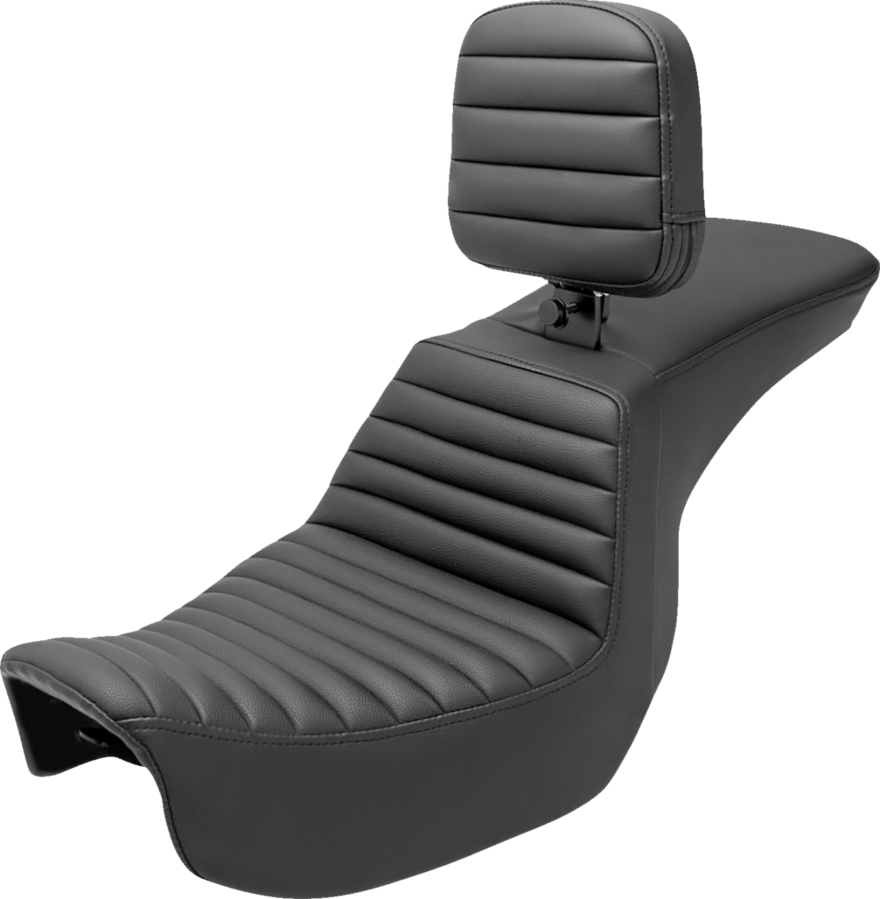 SADDLEMEN Tour Step-Up Seat - Rider Backrest - Tuck-n-Roll - Dyna '06-'17 806-04-191BR — image 1