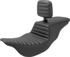 SADDLEMEN Tour Step-Up Seat - Rider Backrest - Tuck-n-Roll - Dyna '06-'17 806-04-191BR — image 2