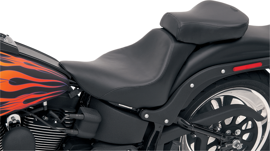 SADDLEMEN Renegade™ Solo Seat - Smooth - Black - Softail '06-'17 806-12-002 — image 3