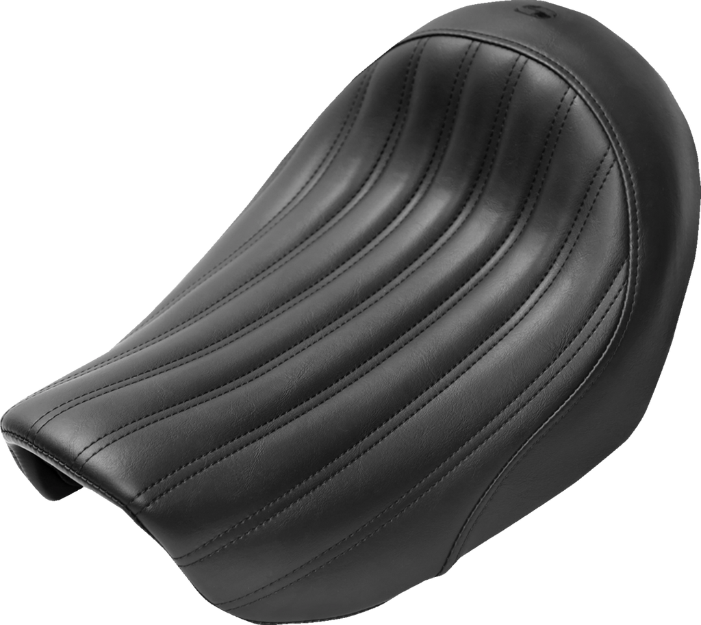 SADDLEMEN Knuckle Solo Seat - Ribbed - Black - FL/FX '06-'17 806-12-0023 — image 2