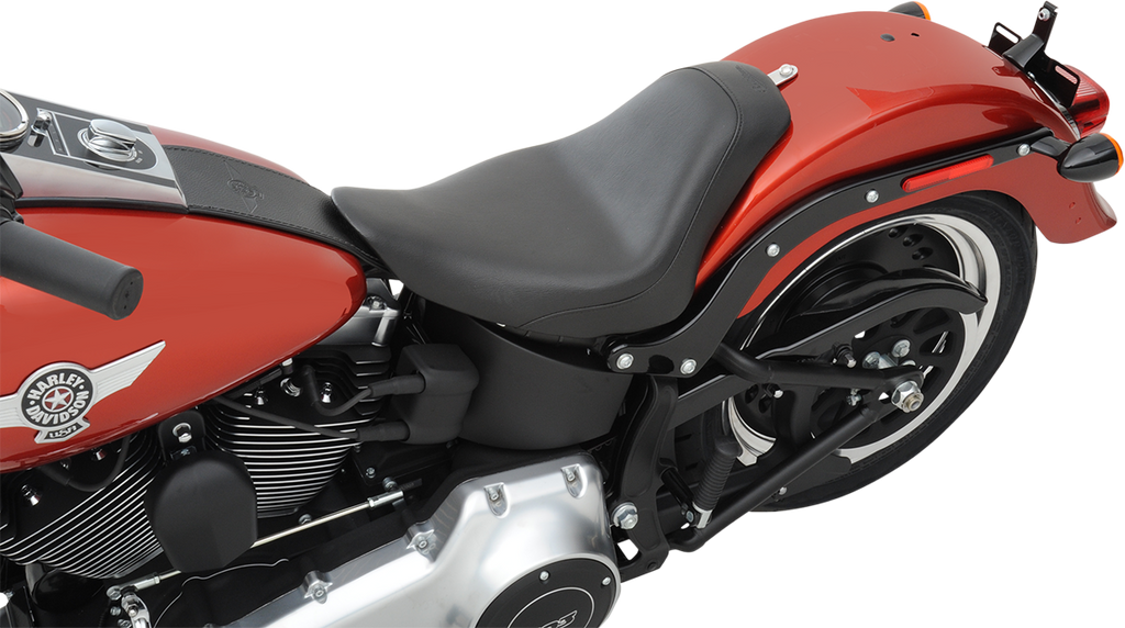 SADDLEMEN S3 Super Slammed Seat - Solo - Black - FL/FX '06-'17 806-12-002D — image 3